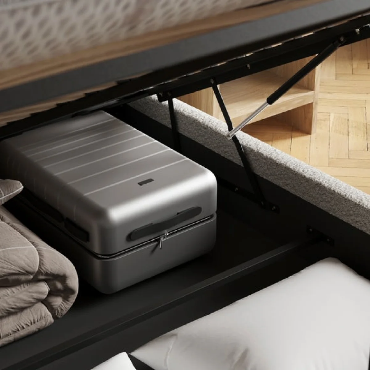 Squidge Boucle Ottoman Bed – image 5