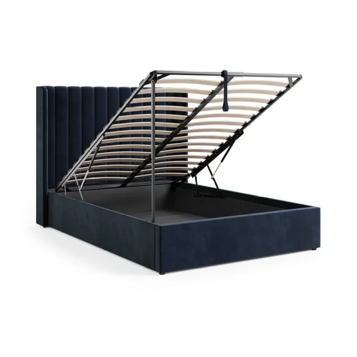 Alara Velvet Ottoman Bed – image 7