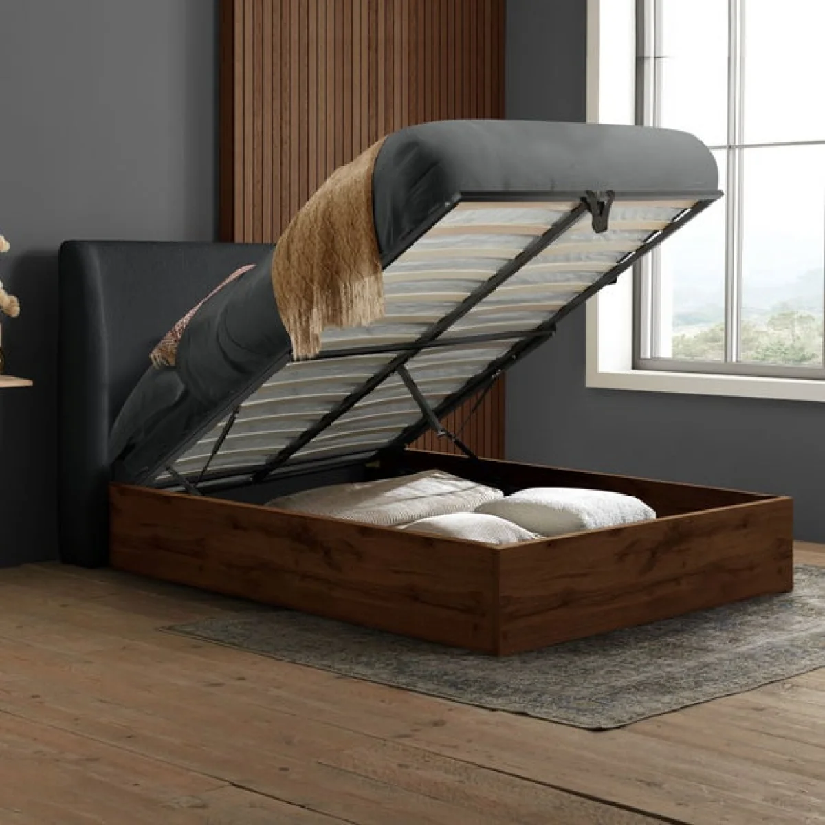 Halfden Ottoman Bed Frame – image 2