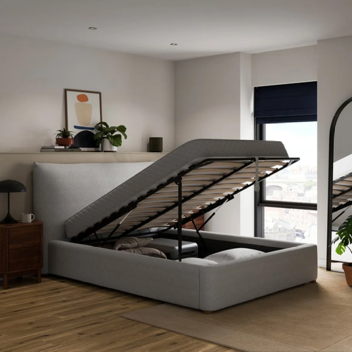 Junie Boucle Ottoman Bed – image 2