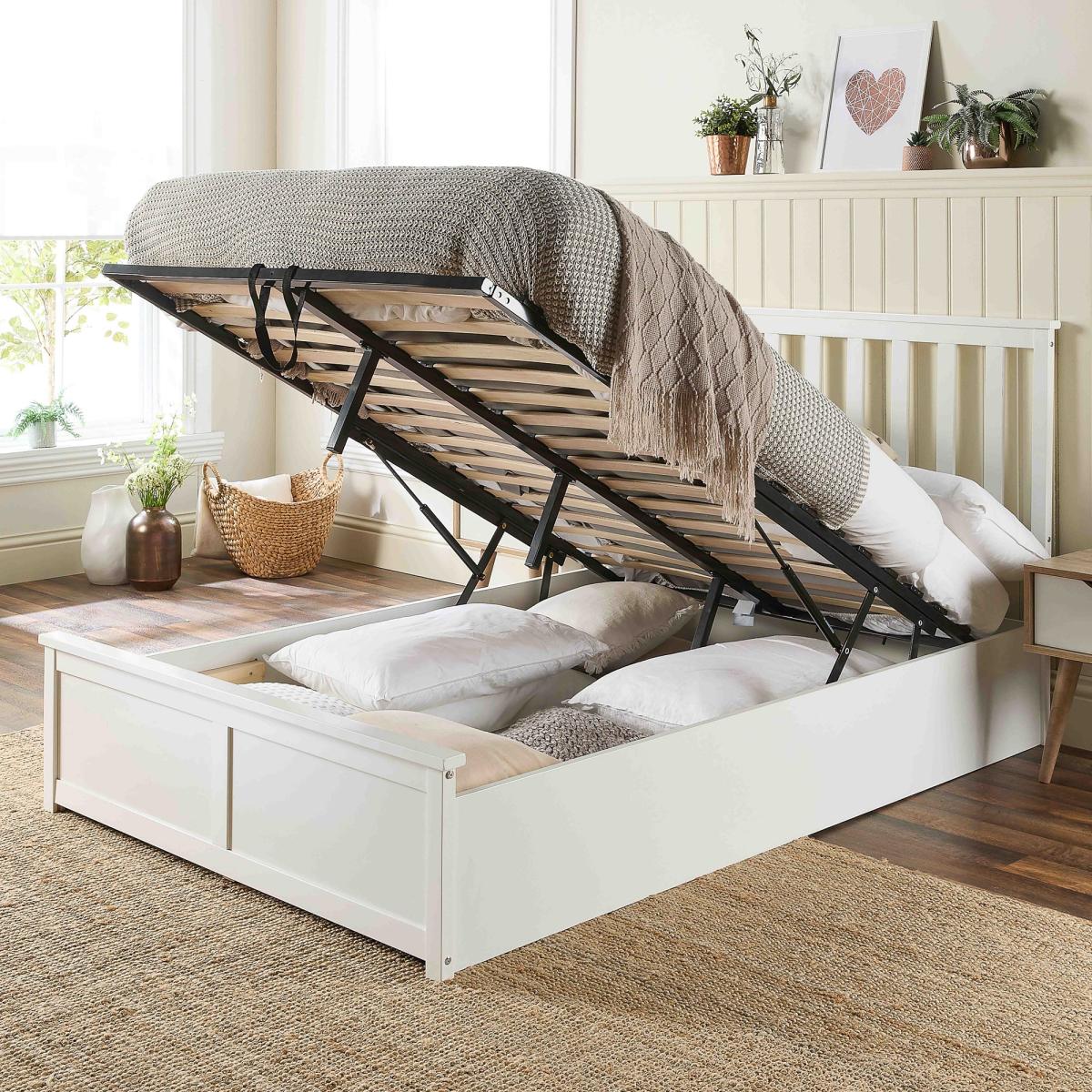 Atlantic Wooden Ottoman Bed Light Wood – image 2