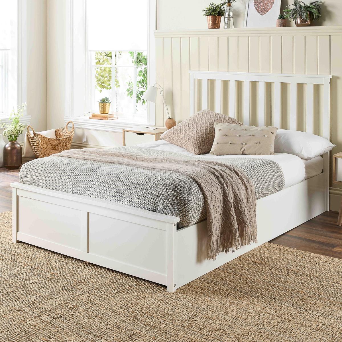 Atlantic Wooden Ottoman Bed Light Wood – image 1
