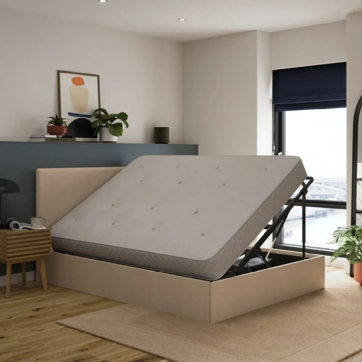 Olton Textured Ottoman Bed Frame – image 3