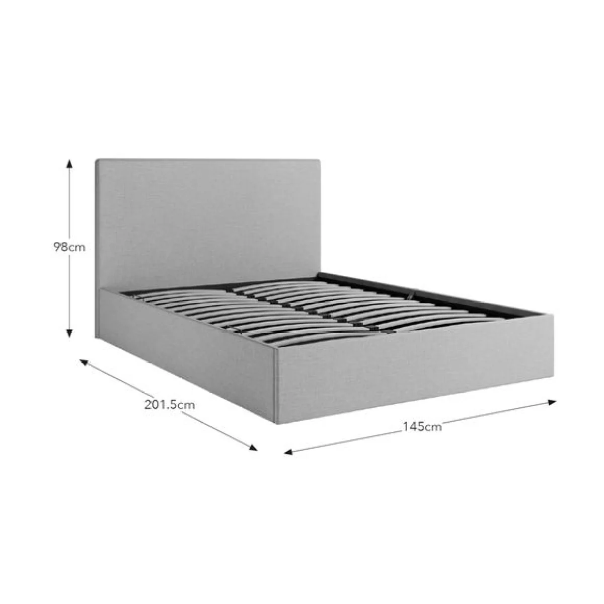 Olton Textured Ottoman Bed Frame – image 9