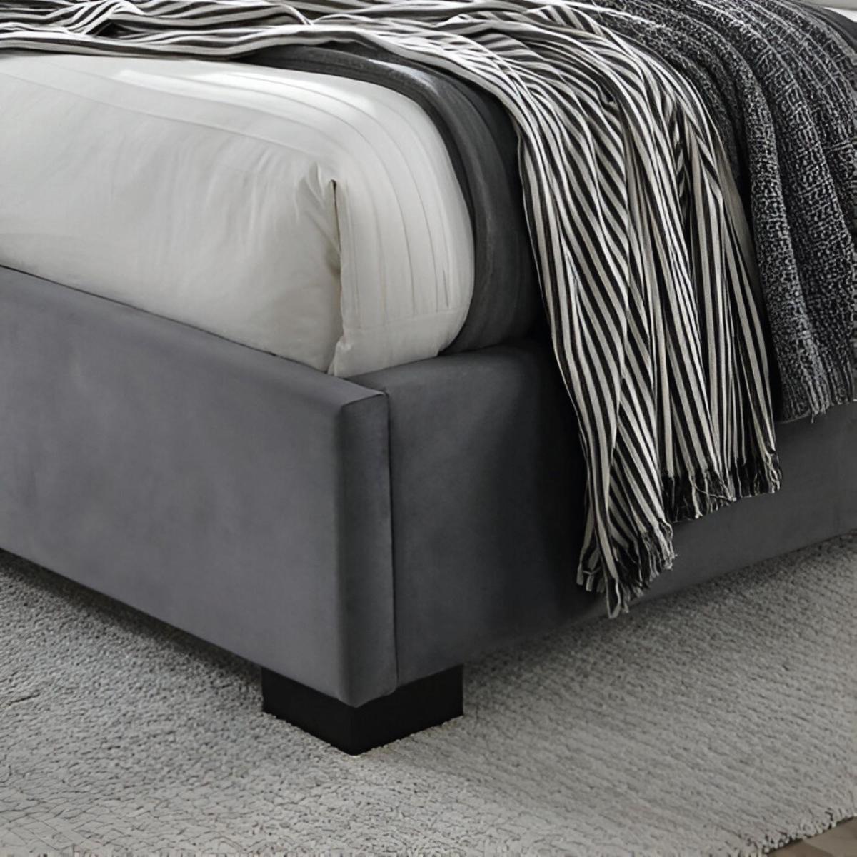 Infinity Ottoman Bed Frame, Velvet Cream – image 4