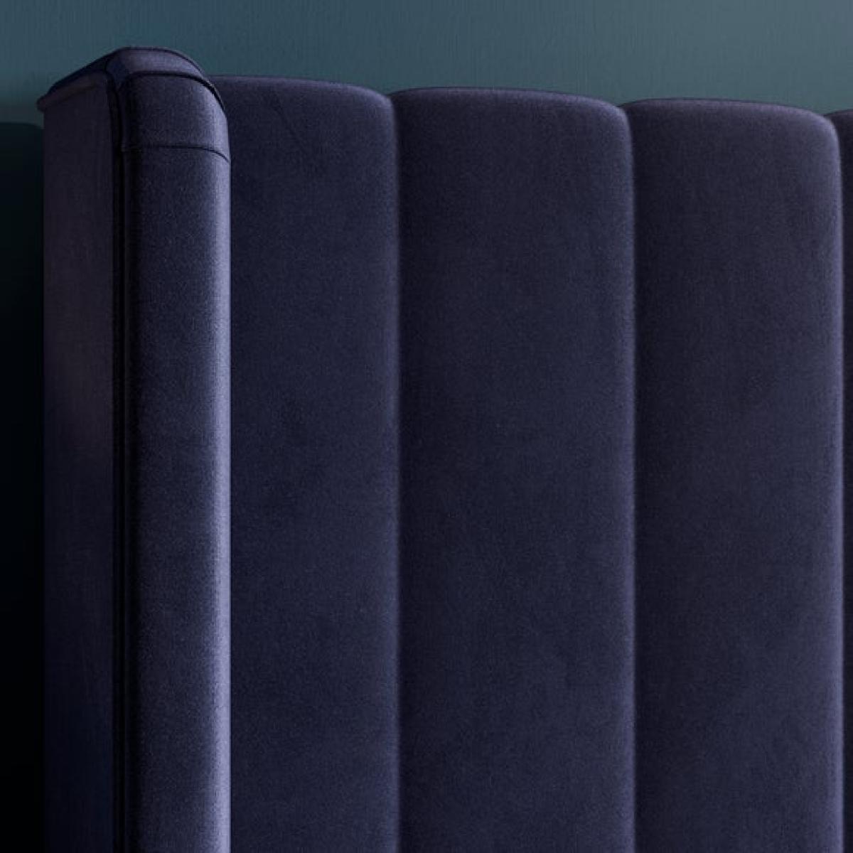 Alara Pleated Ottoman Bed Frame, Velvet – image 5