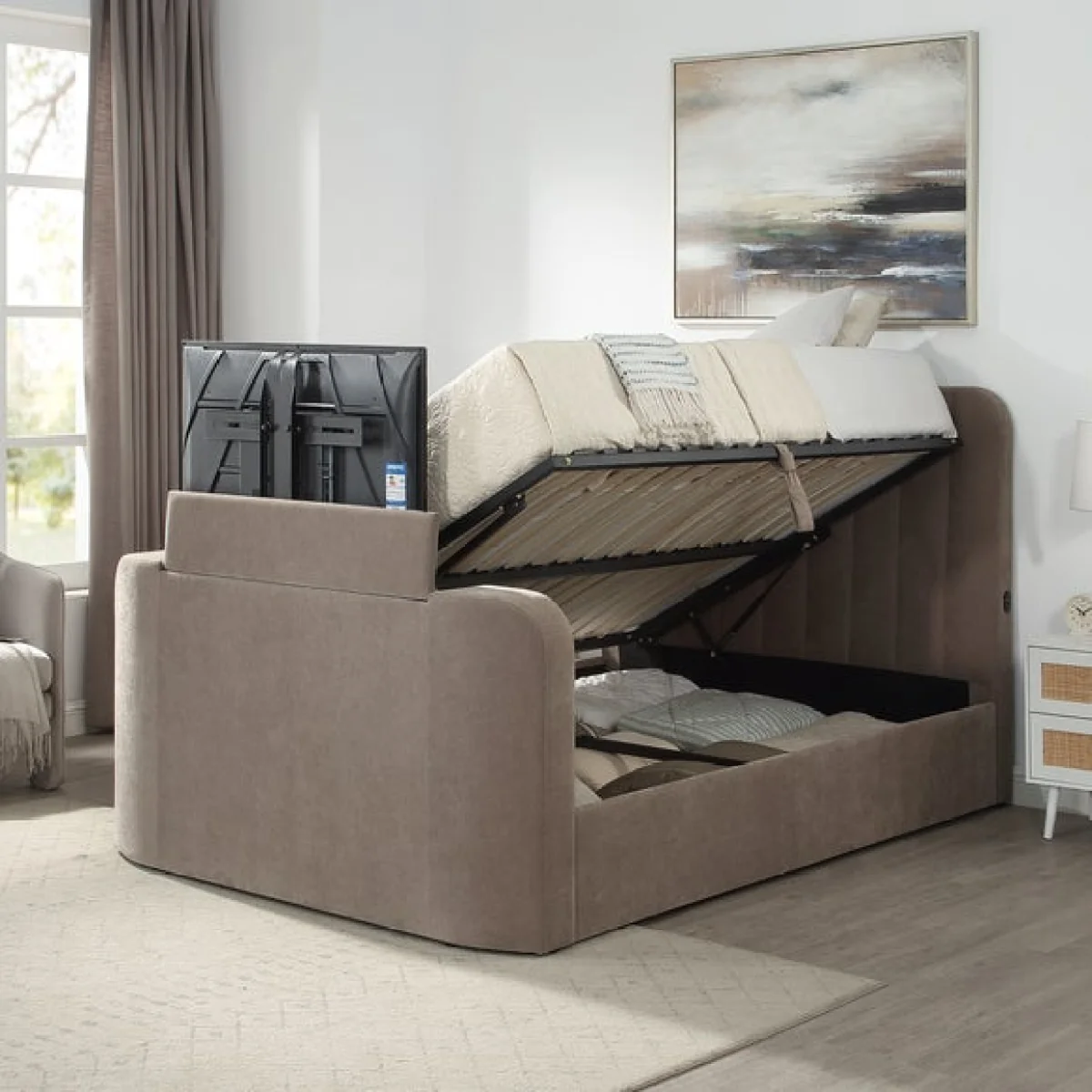 Cresta Side Lift Ottoman TV Bed – image 3