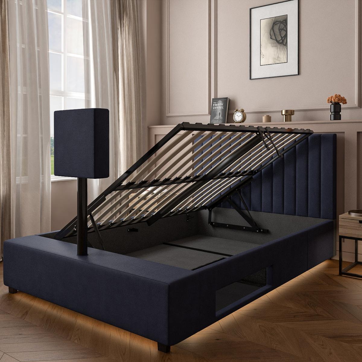 X Rocker Living Maisie LED TV Ottoman Bed Frame – image 6