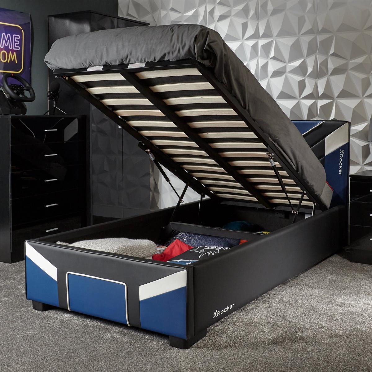 X Rocker Cerberus MKII Ottoman Bed Blue – image 3
