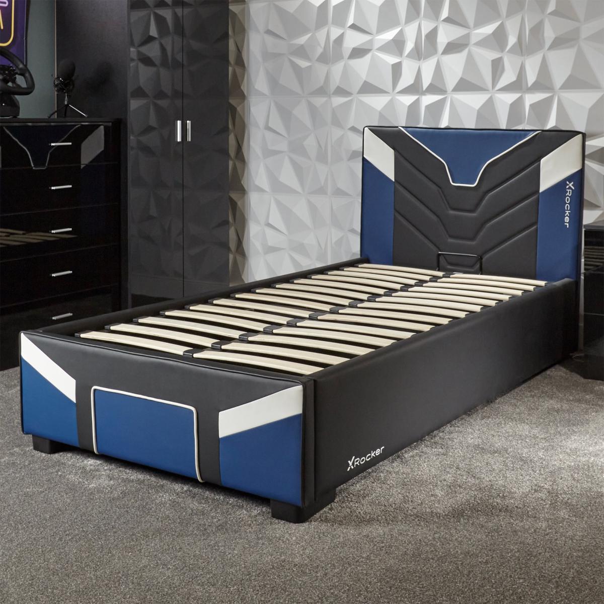 X Rocker Cerberus MKII Ottoman Bed Blue – image 4