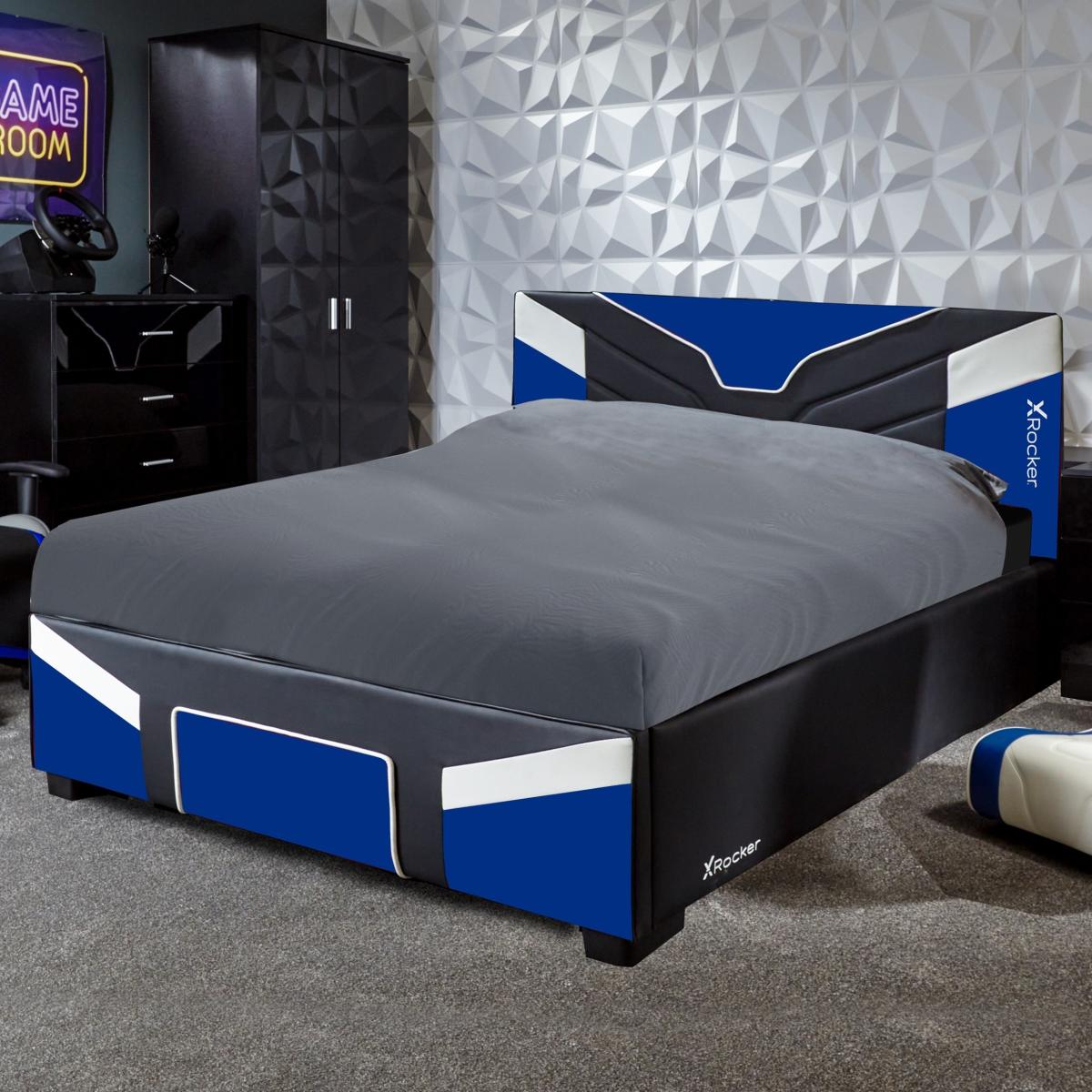 X Rocker Cerberus MKII Ottoman Bed Blue – image 1
