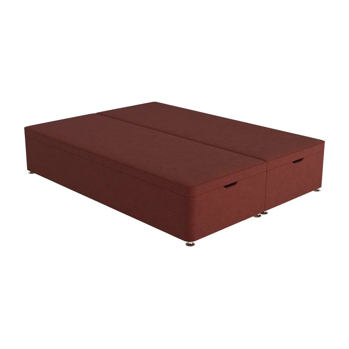 Flaxby Ottoman Divan Bed Base - 4'6 Double - Red
