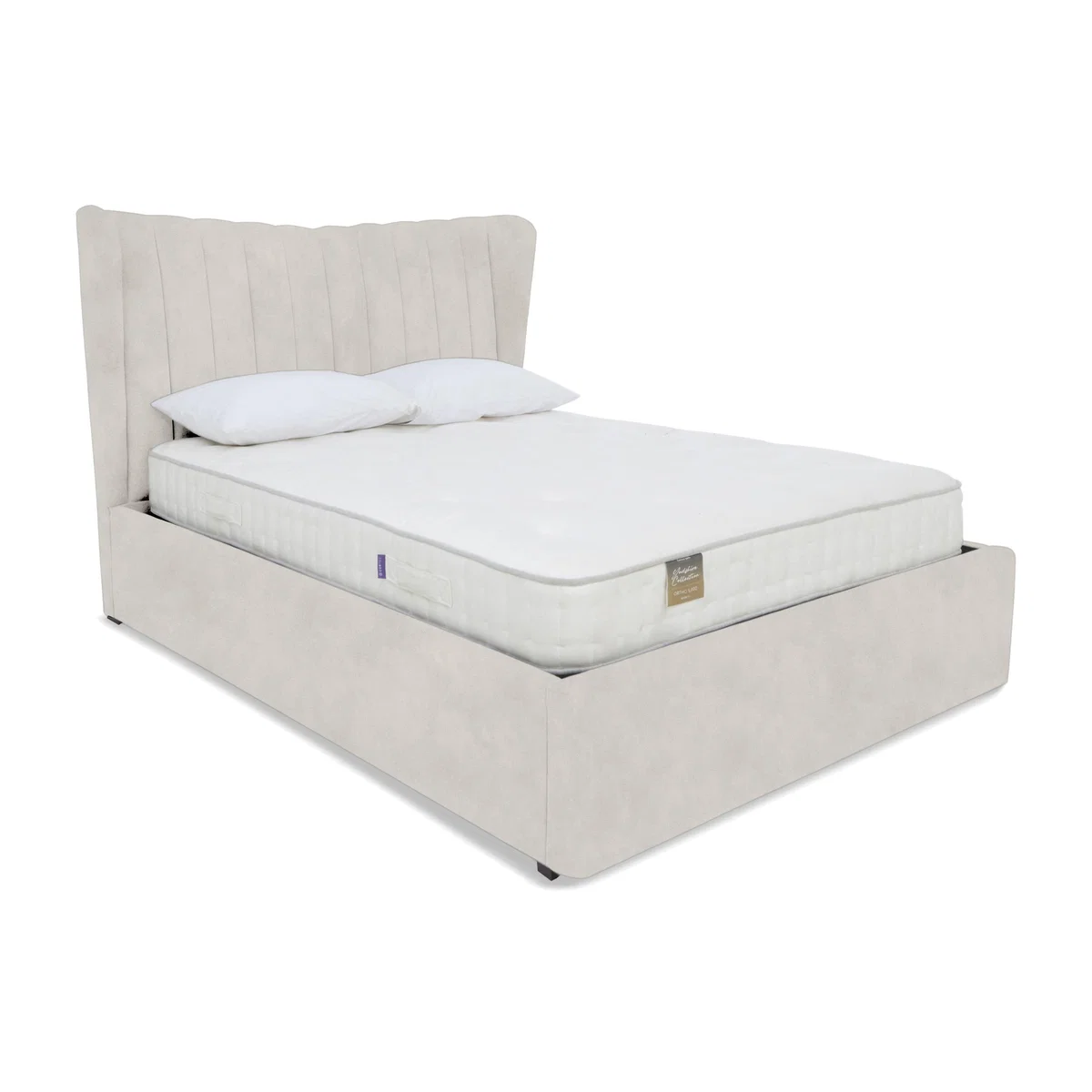 Highgrove - Bourne Electric Ottoman Bed Frame - Super King - Lace Ivory
