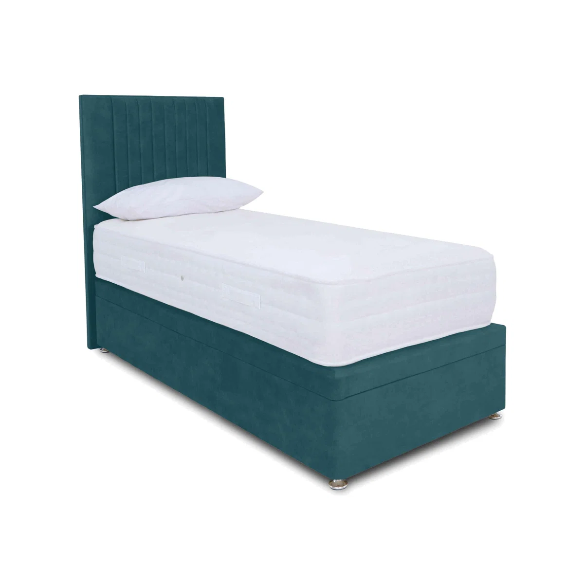Sleep Story - Pocket Luxury Electric End Ottoman Divan Set - Single - Plush Atlantic – image 1