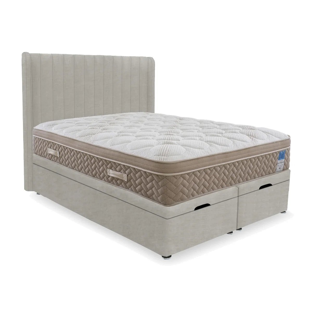 Sleep Story - PlushTech End Lift Ottoman Divan Set - Double – image 1