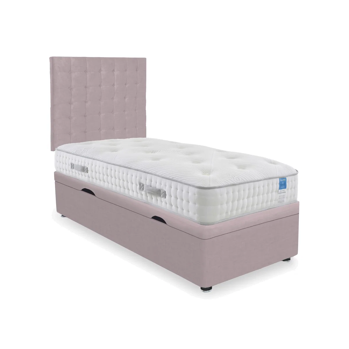 Sleep Story - Ergo Deluxe Side Lift Ottoman Divan Set - Single - Plush Lilac – image 1