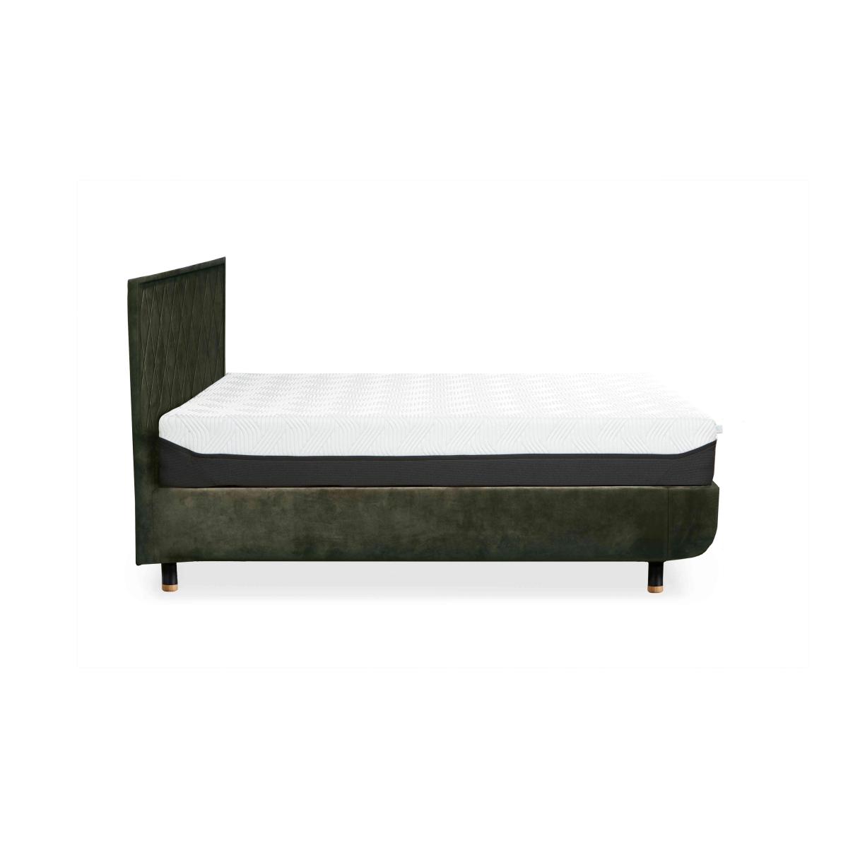 TEMPUR - Arc Slatted Ottoman Bed Frame with Quilted Headboard - Super King – image 4