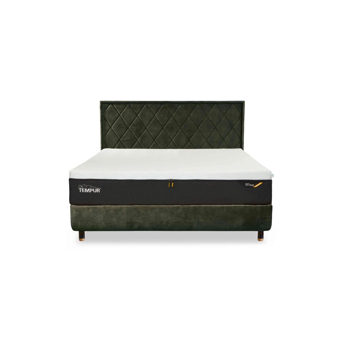 TEMPUR - Arc Slatted Ottoman Bed Frame with Quilted Headboard - Super King – image 5