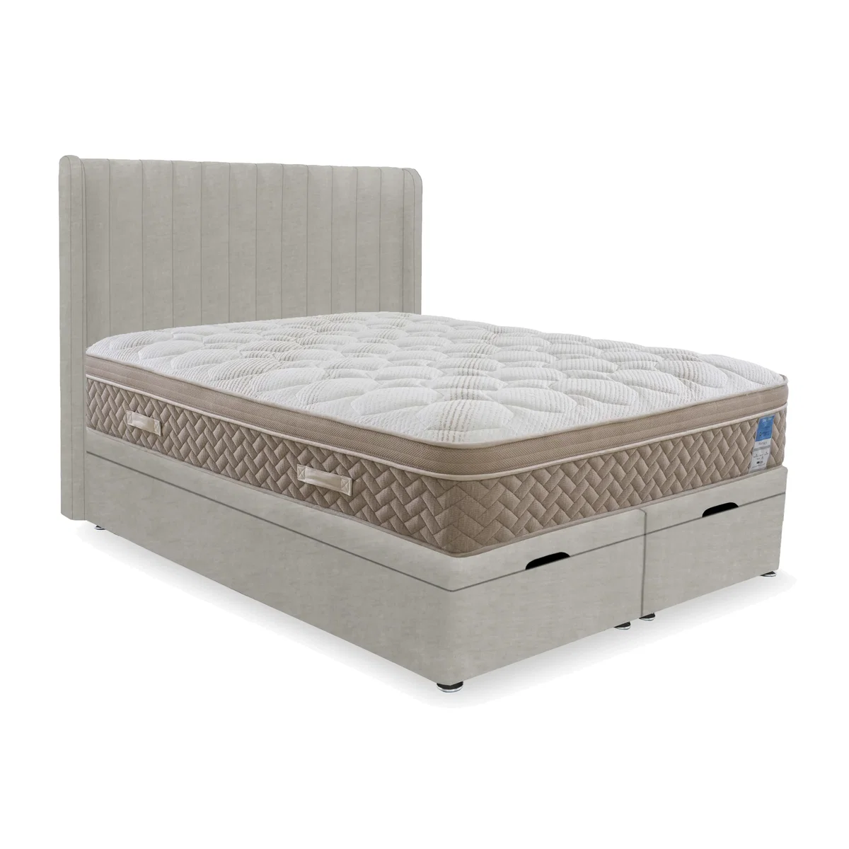 Sleep Story - PlushTech End Lift Ottoman Divan Set - Super King – image 1