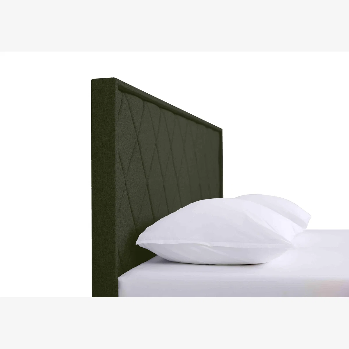 TEMPUR - Arc Disc Ottoman Bed Frame with Quilted Headboard - King Size - Black & Gold – image 1