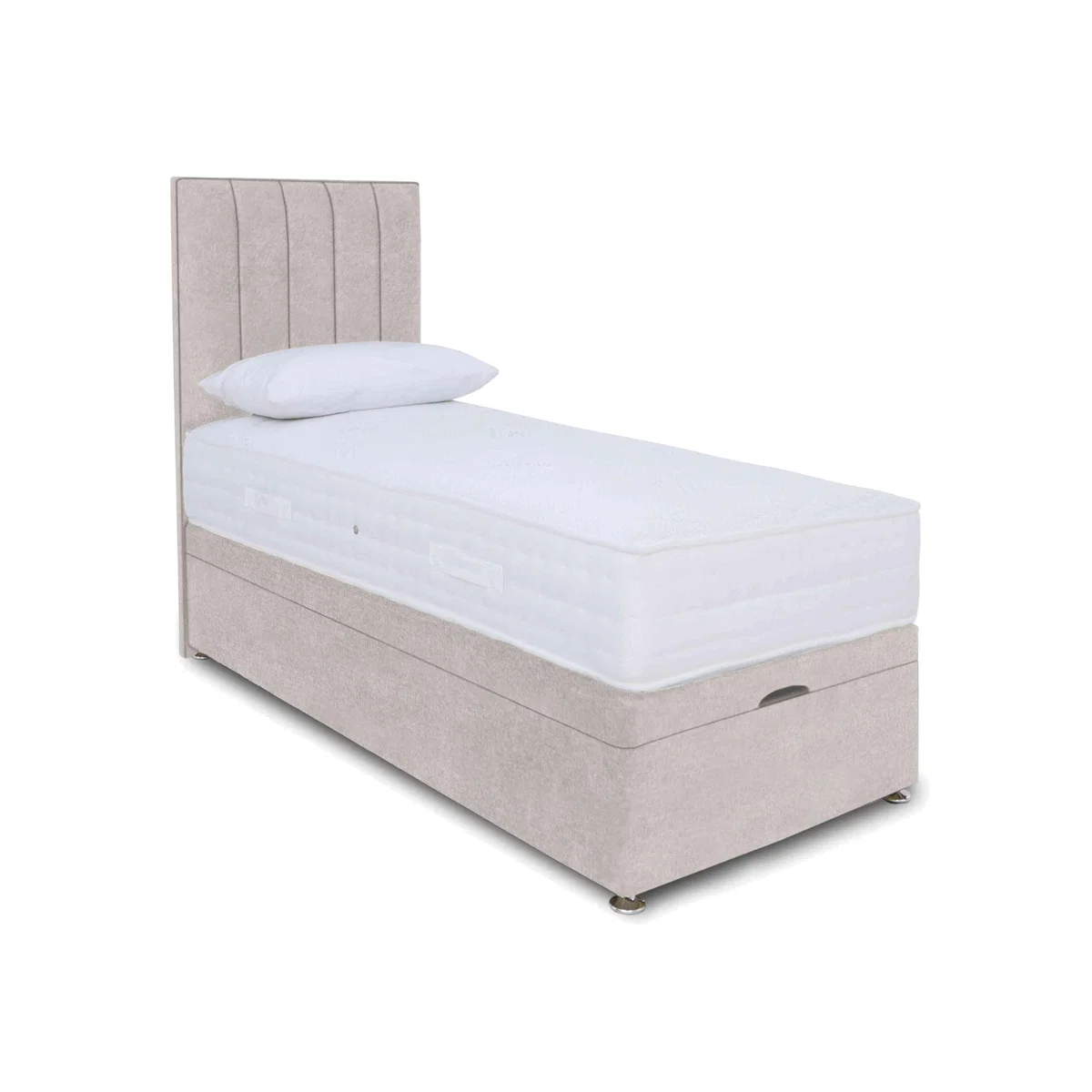 Sleep Story - Memory Pocket Manual End Ottoman Divan Set - Small Single – image 1