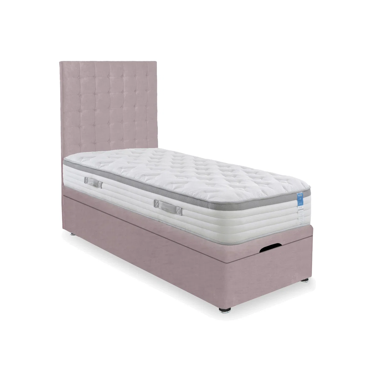 Sleep Story - Hybrid 360 End Lift Ottoman Divan Set - Single - Plush Lilac – image 1