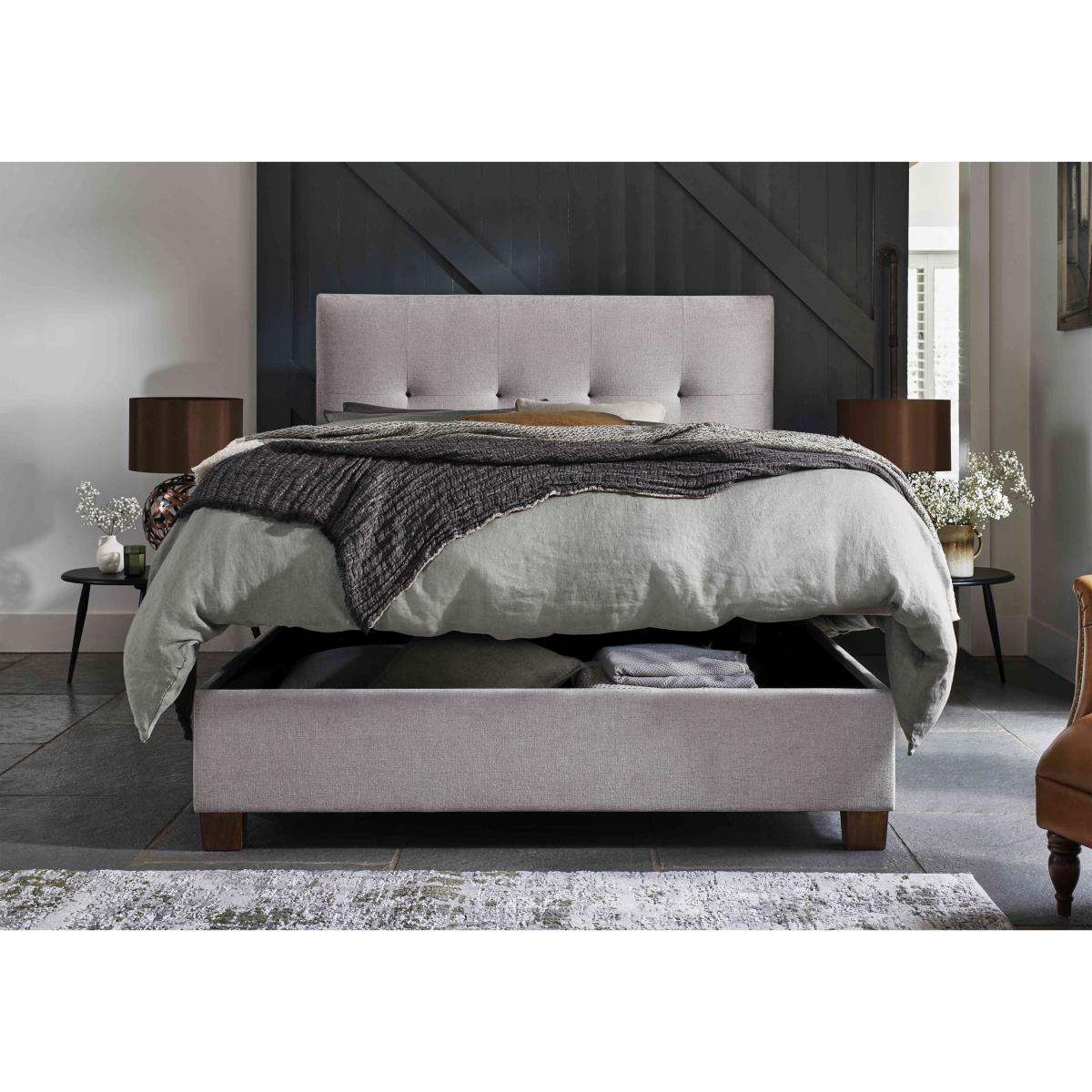 Hadley Ottoman Bed Frame - Double - Maskat Clay – image 2