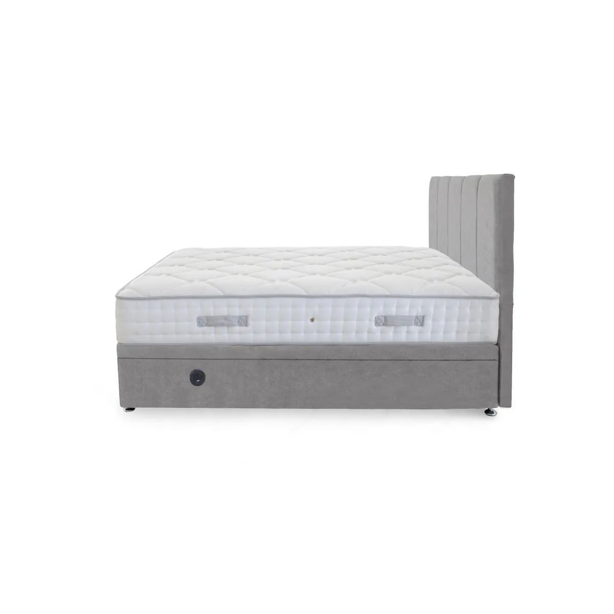 Sleep Story - Memory Luxe Electric End Lift Ottoman Divan Set - Double - Lace Dolphin – image 2