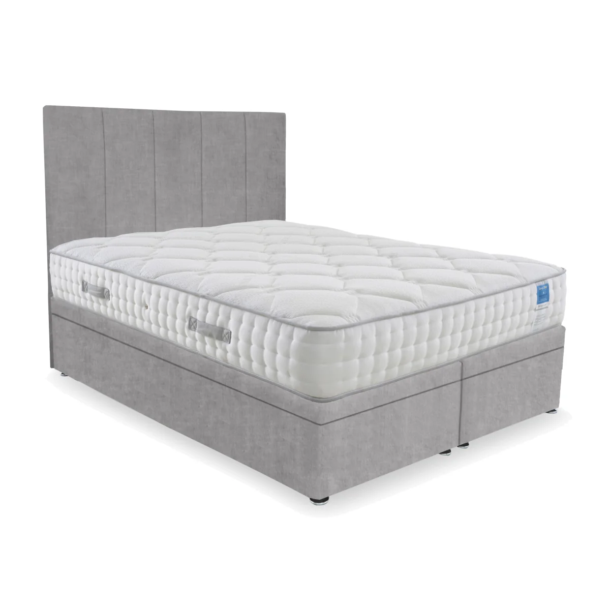 Sleep Story - Memory Luxe Electric End Lift Ottoman Divan Set - Double - Lace Dolphin – image 1