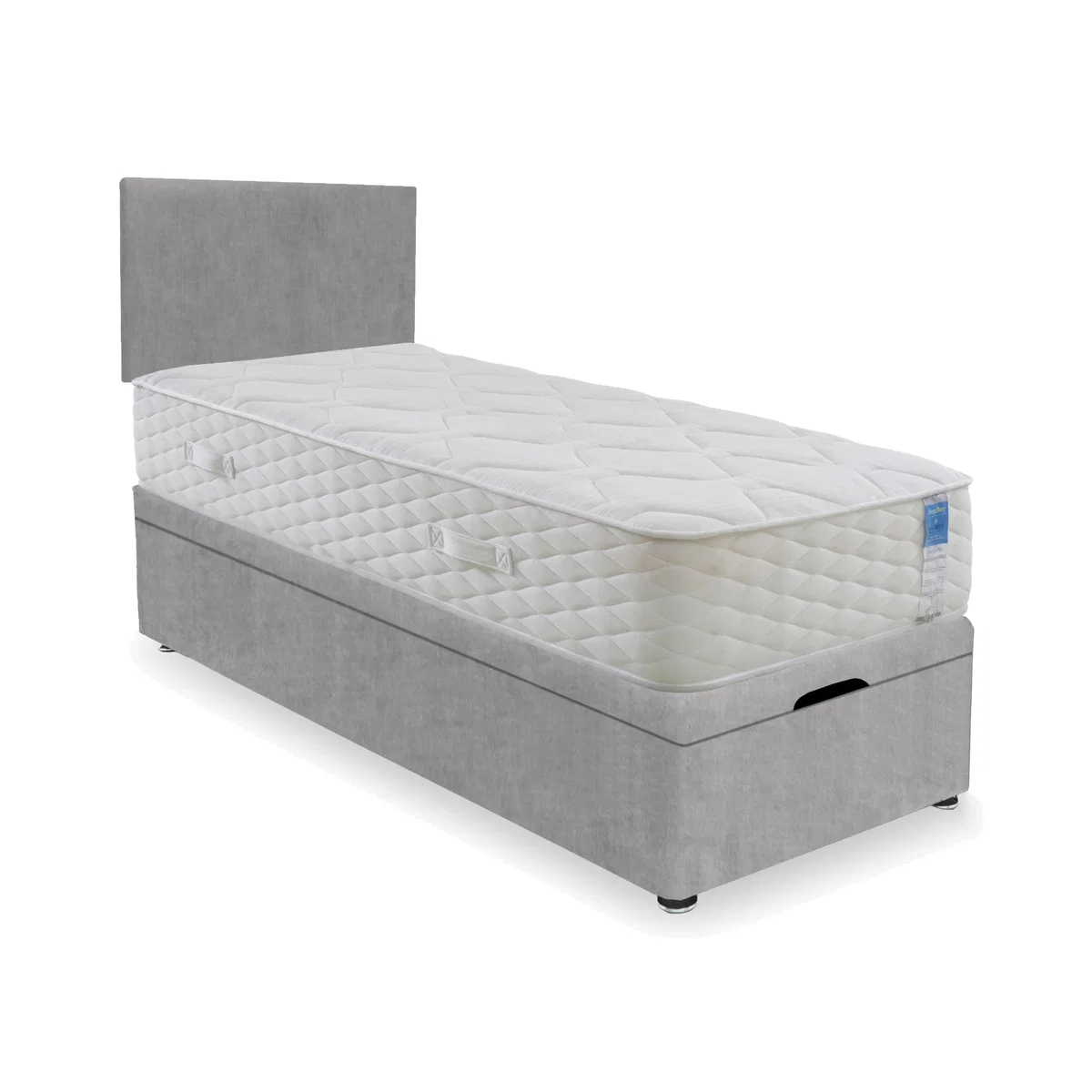 Sleep Story - Memory Plus End Lift Ottoman Divan Set - Small Single - Lace Dolphin – image 1