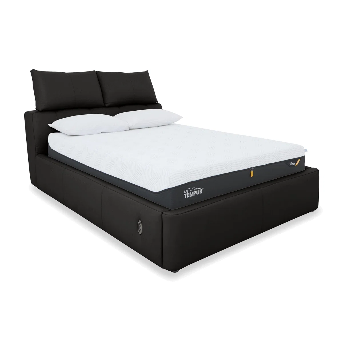 Tyrell Leather Electric Ottoman Bed Frame - Super King – image 1