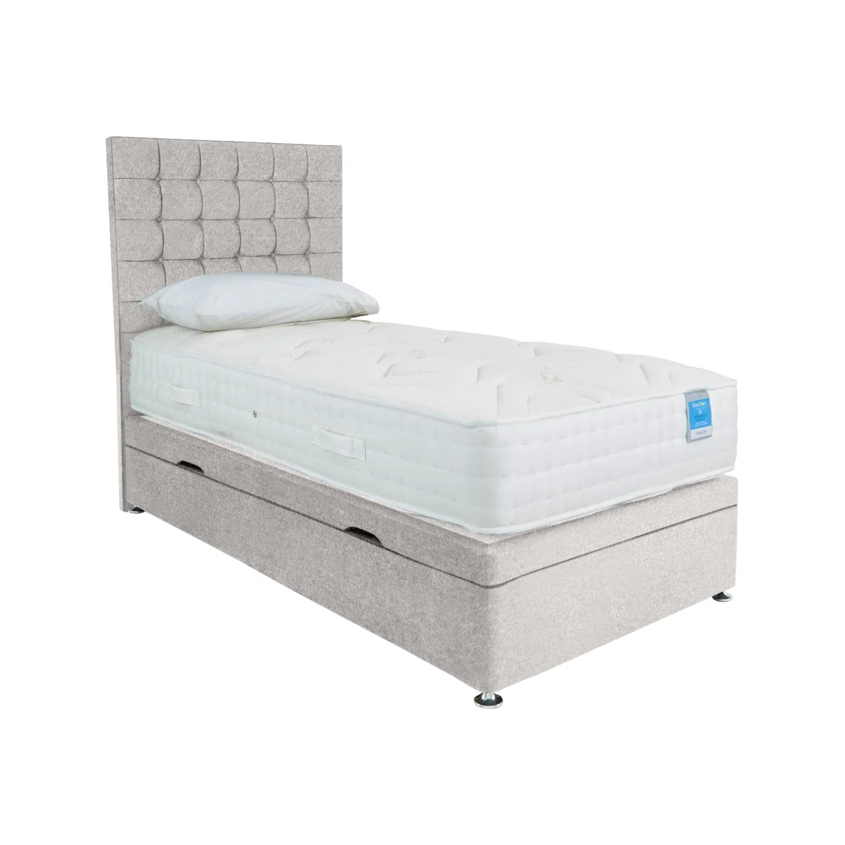Sleep Story - Deluxe Firm Side Ottoman Divan Set - Single – image 1