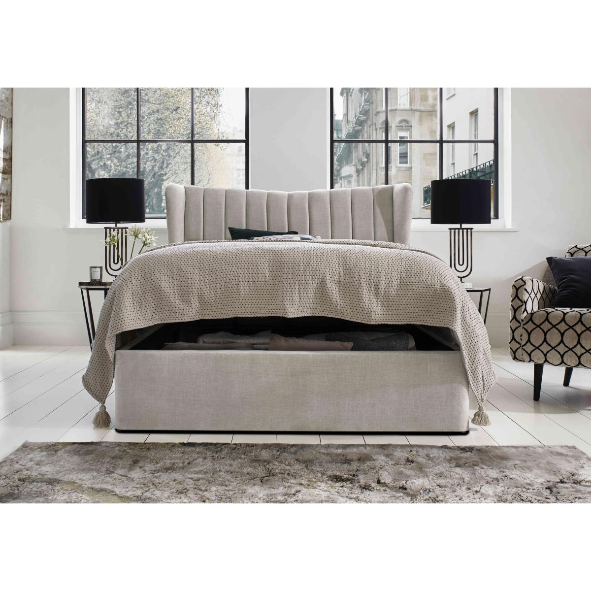 Highgrove - Bourne Ottoman Bed Frame - King Size - Aston Linen – image 2