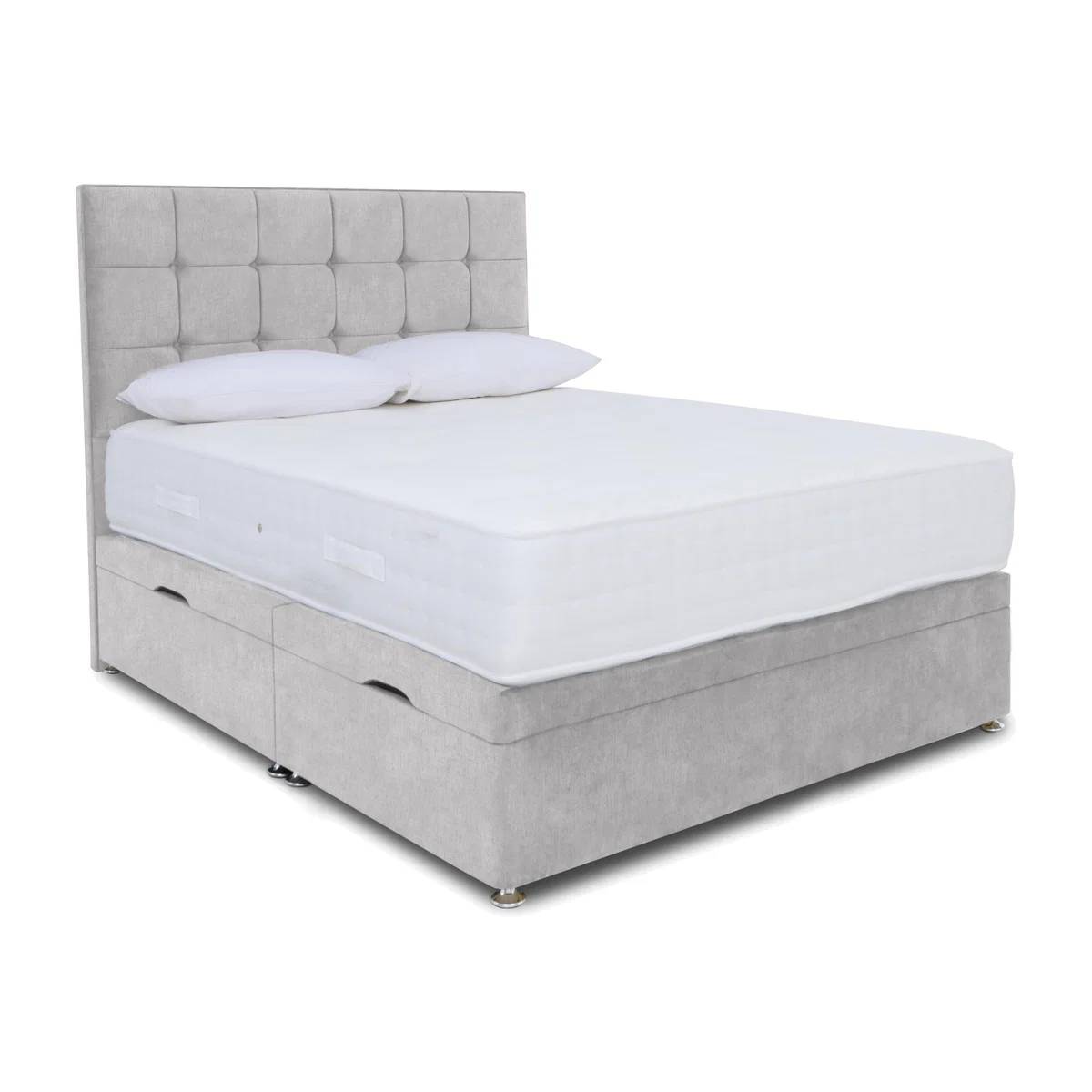 Sleep Story - Ortho 2000 Manual Side Ottoman Divan Set - King Size - Lace Dolphin – image 1
