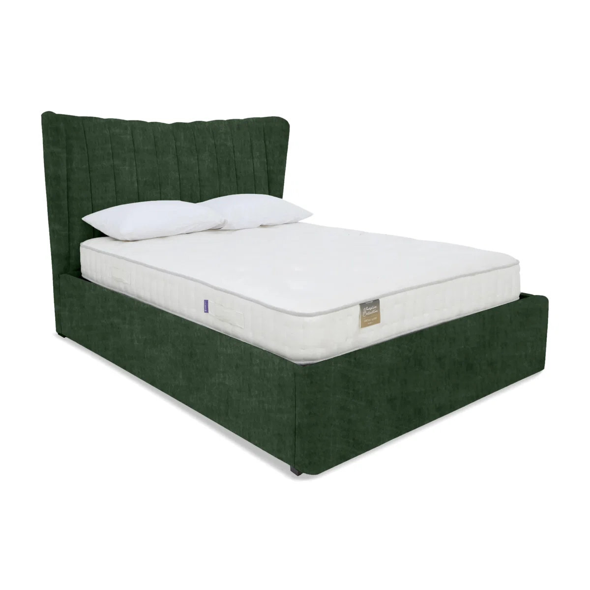 Highgrove - Bourne Electric Ottoman Bed Frame - Double - Tormaline Green – image 1