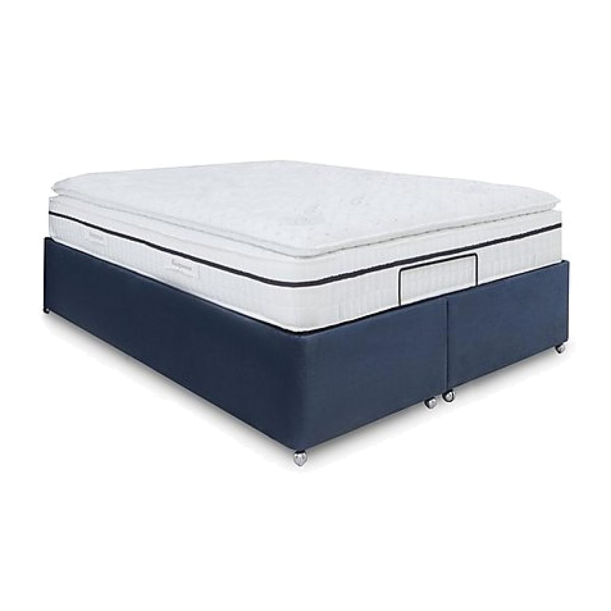 E-Motion Adjustable Ottoman Divan Base - King Size - Granite Blue