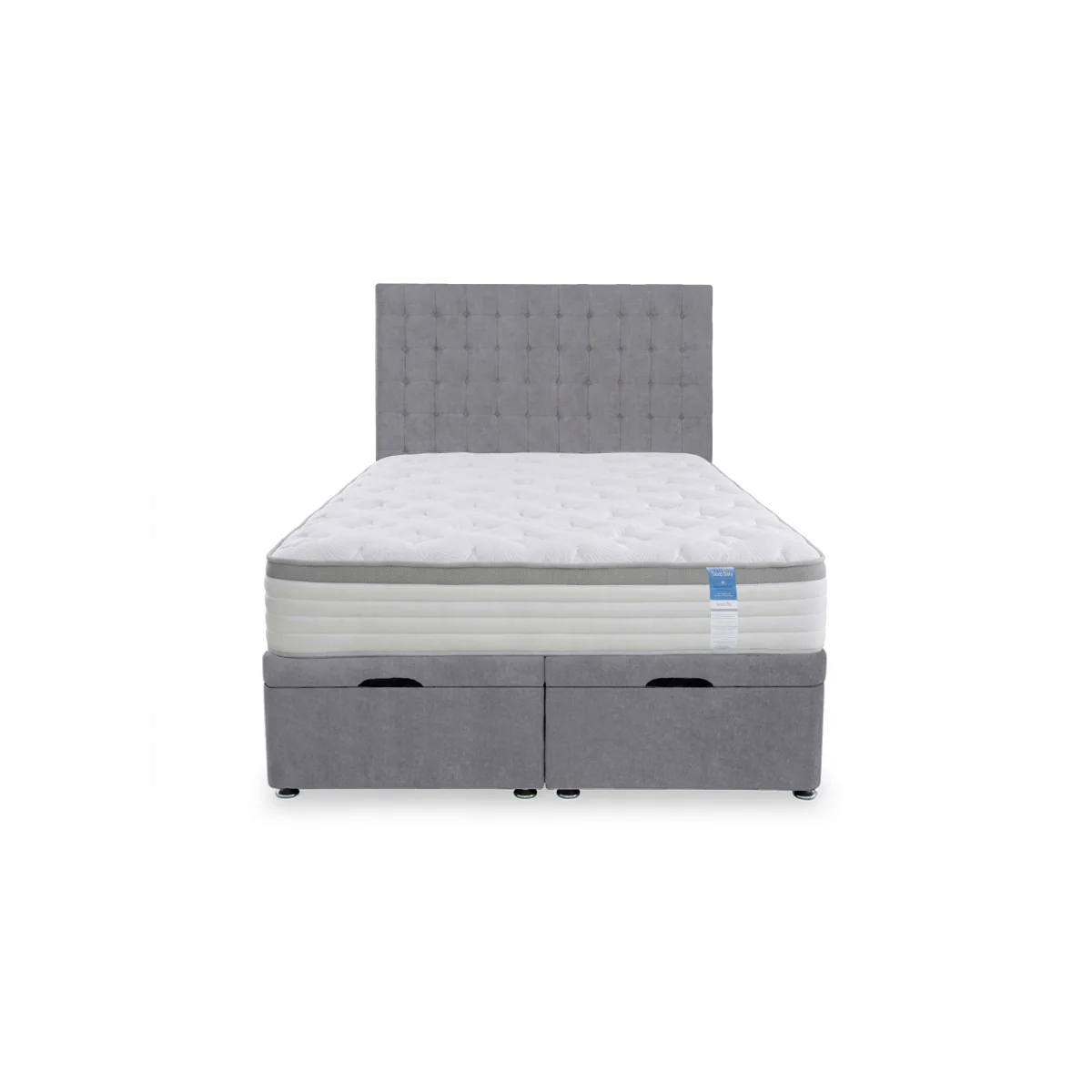 Sleep Story - Ergo Deluxe End Lift Ottoman Divan Set - Small Single - Lace Dolphin – image 2
