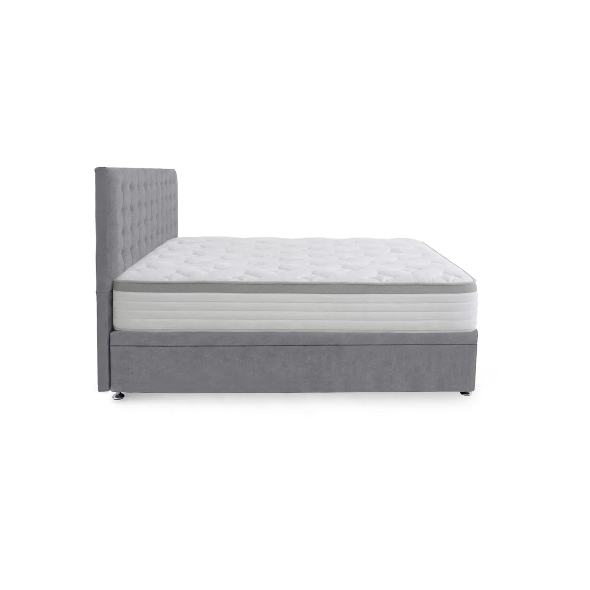 Sleep Story - Ergo Deluxe End Lift Ottoman Divan Set - Small Single - Lace Dolphin – image 3