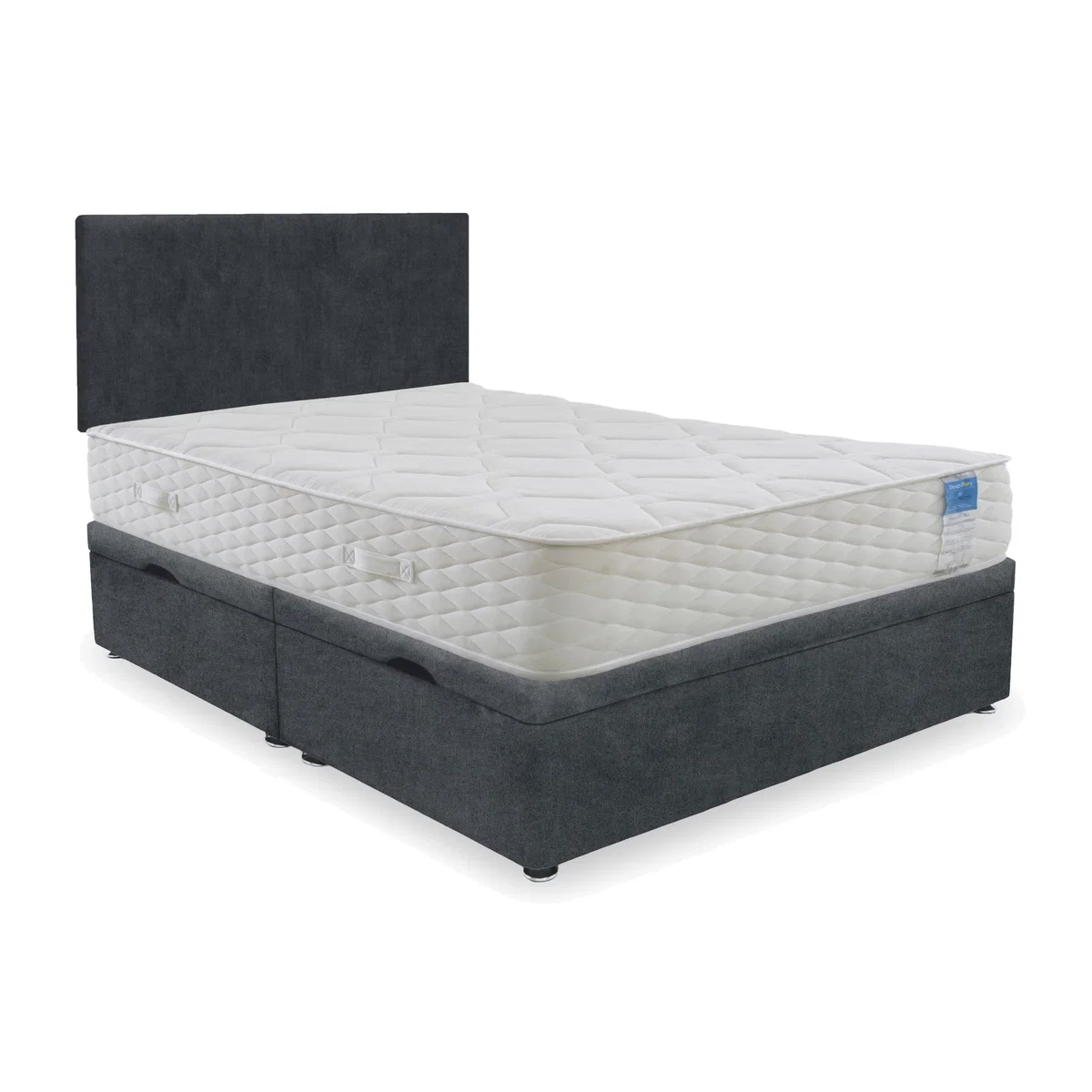 Sleep Story - Memory Plus Side Lift Ottoman Divan Set - Small Single – image 1
