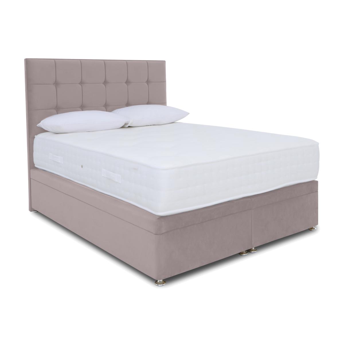 Sleep Story - Ortho 2000 Electric End Ottoman Divan Set - King Size - Plush Lilac – image 1