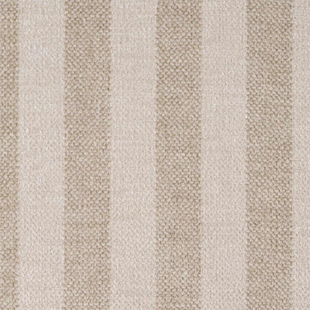 Beige Striped Upholstered Small Double Ottoman Bed with Curved Headboard - Farrow – image 7