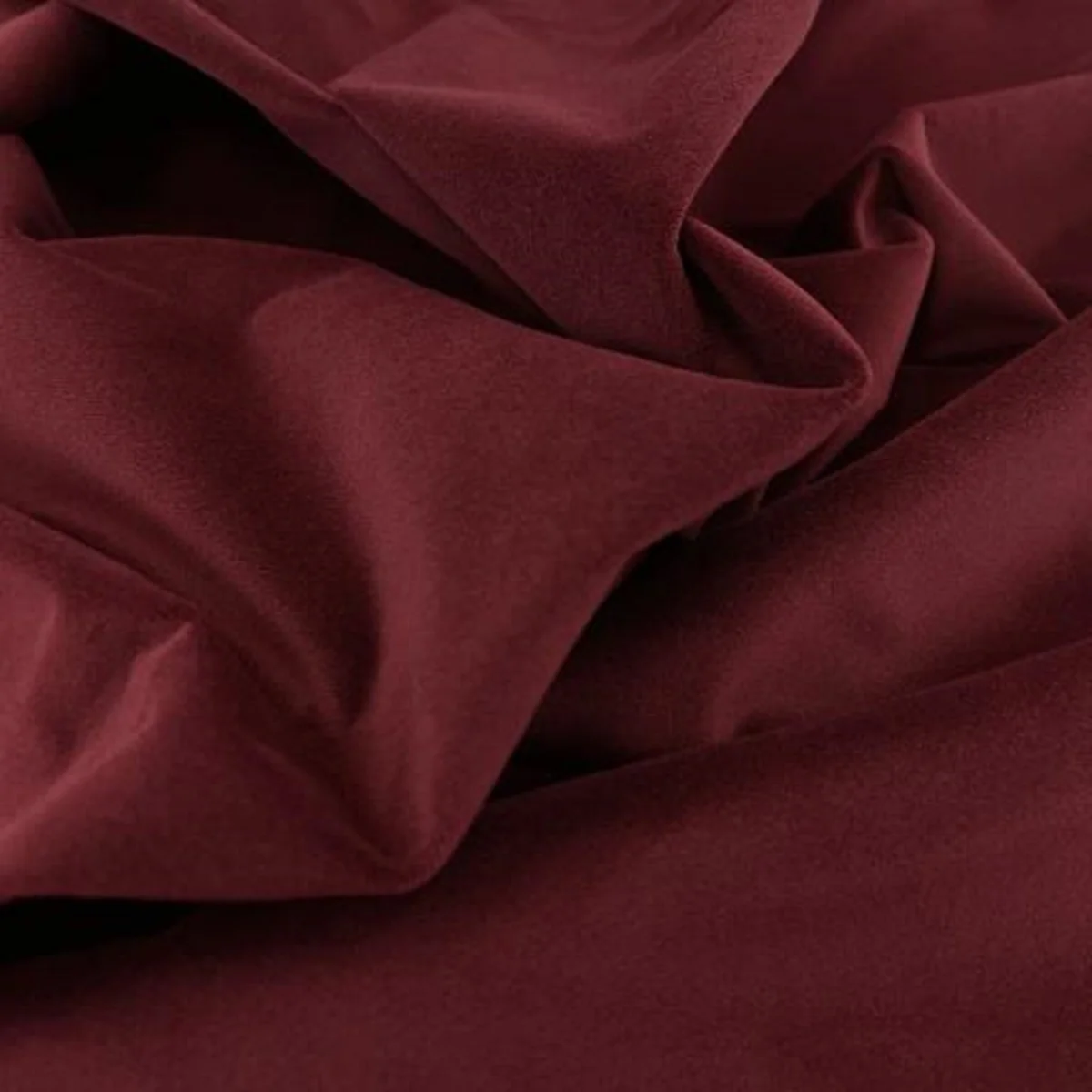 Burgundy Velvet Upholstered King Size Ottoman Bed with Curved Headboard - Zara – image 6