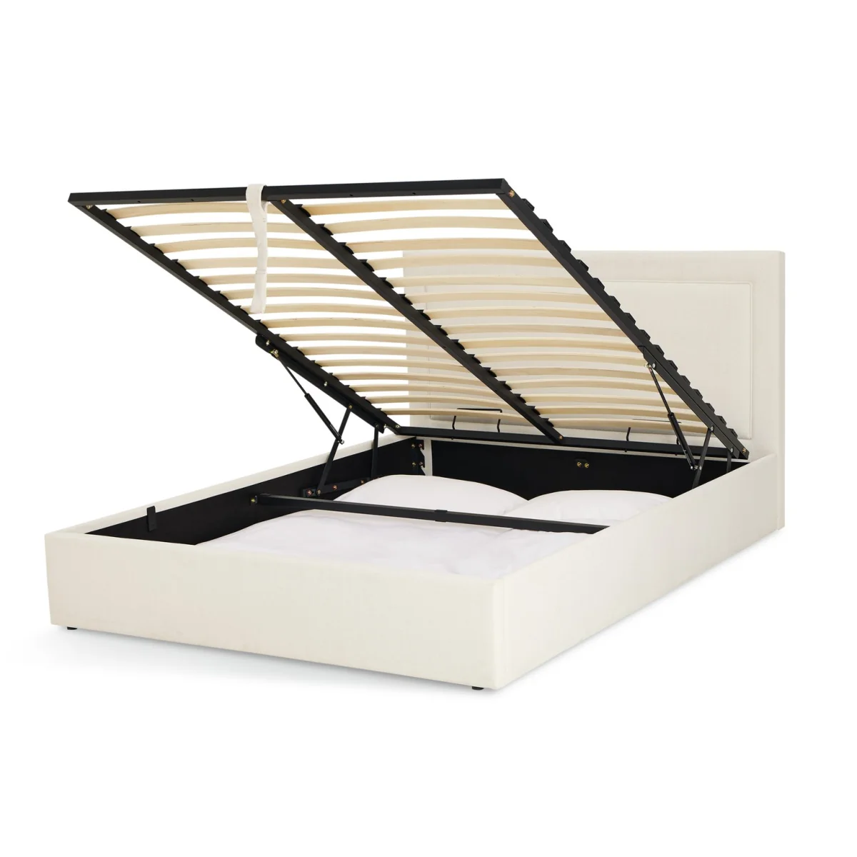 Habitat Dartford Small Double End Lift Ottoman Bed - Cream – image 4