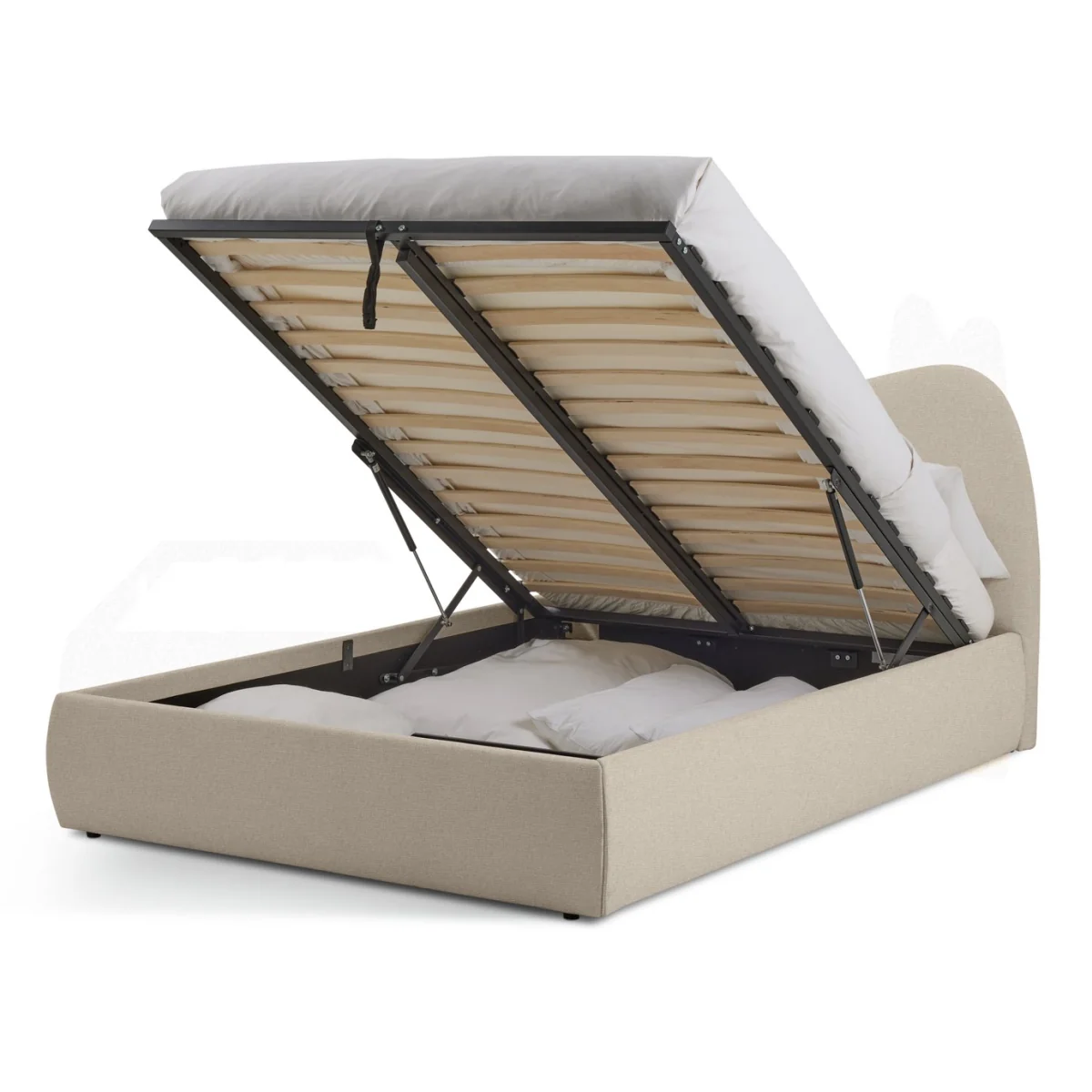 Habitat Orton Small Double End Lift Ottoman Bed - Beige – image 7