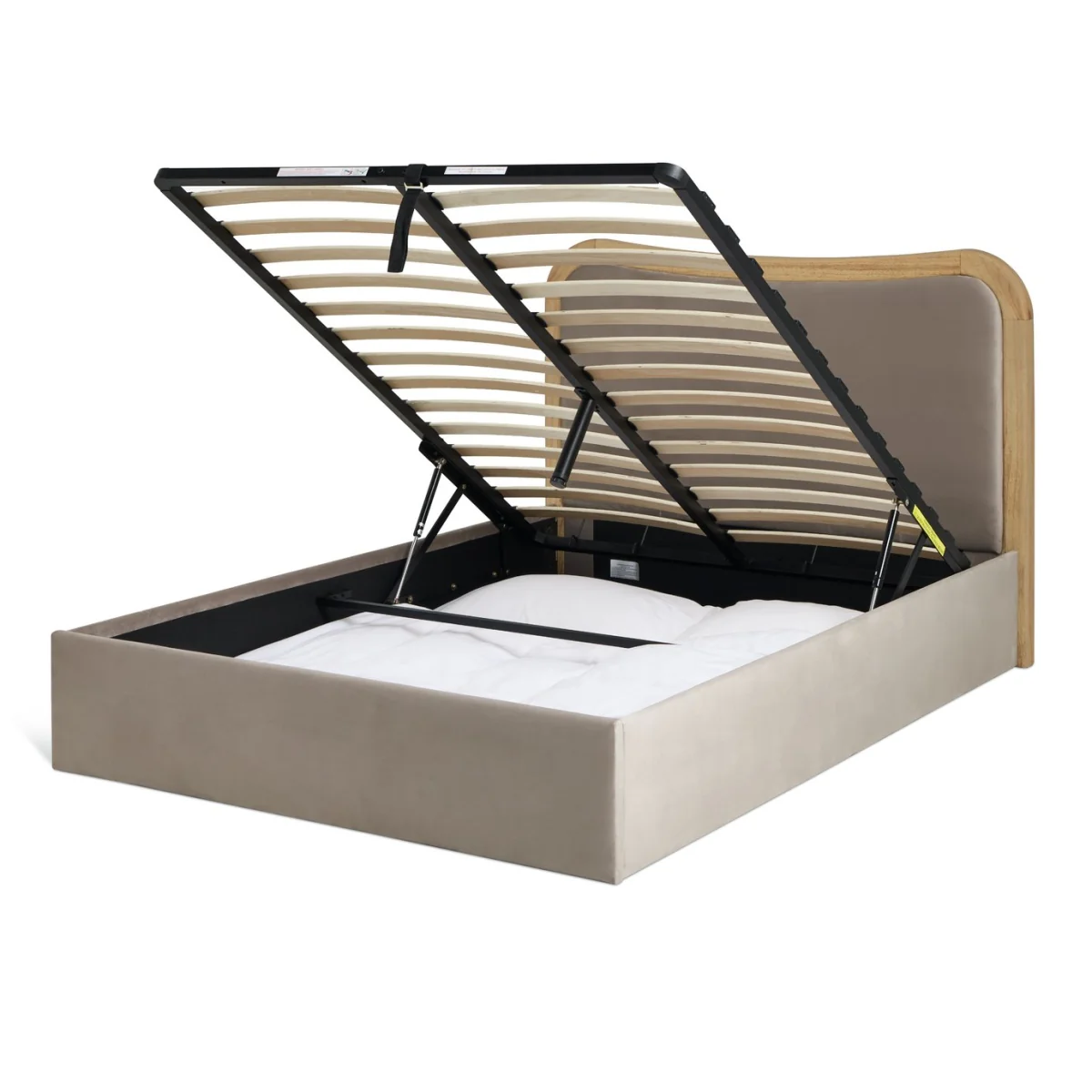 Habitat Farrah End Lift Double Ottoman Bed - Natural – image 5