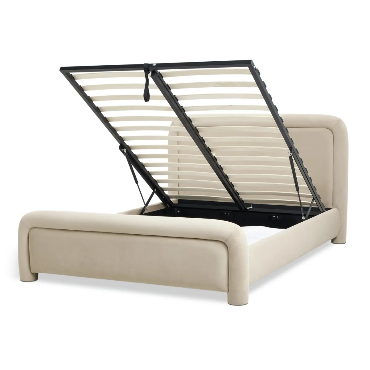 Habitat Leonie End Lift Kingsize Ottoman Bed - Natural – image 5