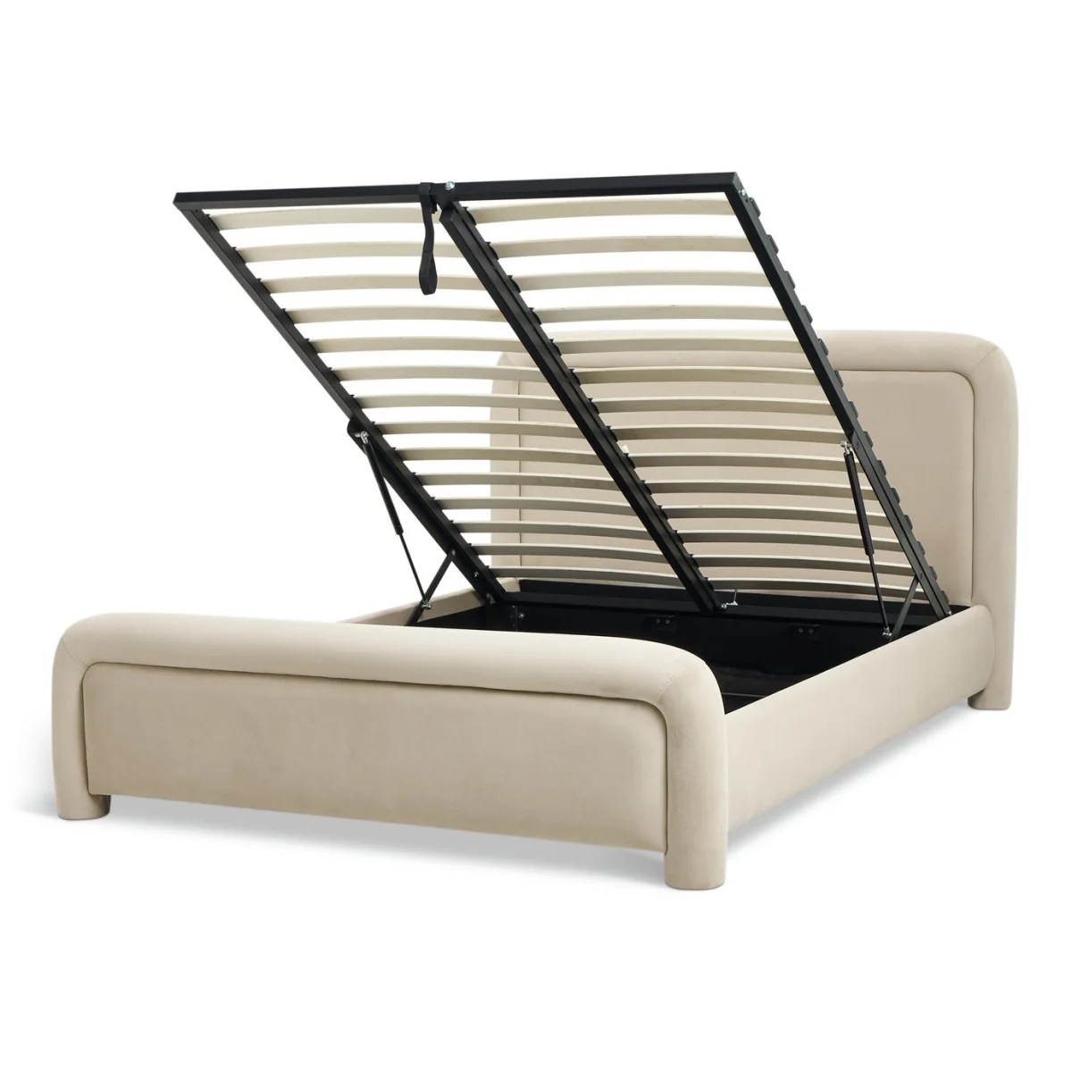 Habitat Leonie End Lift Kingsize Ottoman Bed - Natural – image 6