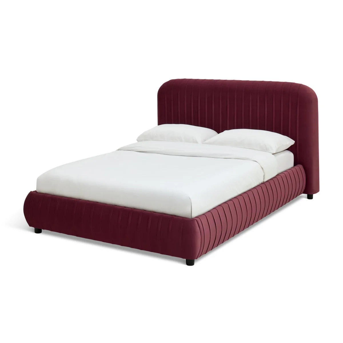 Habitat Beatrix Kingsize End Lift Ottoman Bed - Dark Red – image 3