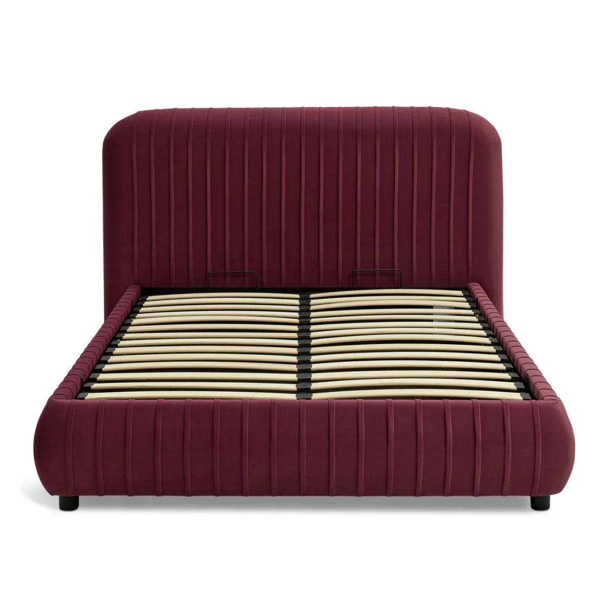 Habitat Beatrix Kingsize End Lift Ottoman Bed - Dark Red – image 8
