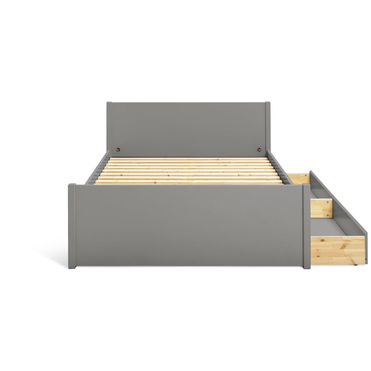 Habitat Jenson Small Double 2 Drawer Storage Bed Frame- Grey – image 5